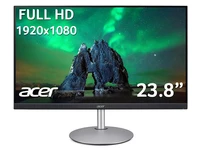 Acer Acer CB242Ysmiprx 23.8 inch FHD Monitor (IPS Panel, FreeSync, 75Hz, 1ms, HDR 10, Height Adjustable Stand, DP, HDMI, VGA, Silver/Black)