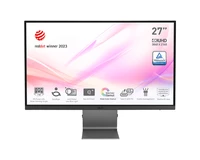 MSI MSI Modern MD271UL 27 Inch Monitor, UHD (3840 x 2160), 60Hz, IPS, 4ms, Adaptive-Sync, 2x HDMI, DisplayPort, USB Type-C, Anti-Glare, Anti-Flicker, Less Blue light, TÜV Certified, Kensington, Grey