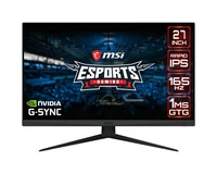 MSI Optix G273QF 27 inch IPS WQHD 1ms 165Hz G-SYNC Compatible Flat Gaming Monitor