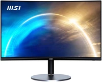 MSI MSI PRO MP272C 27 Inch Curved Monitor, 1500R, Full HD (1920 x 1080), 75Hz, VA, 4ms, HDMI, VGA, Built-in Speakers, Anti-Glare, Anti-Flicker, Less Blue light, TÜV Certified, VESA, Kensington, Black