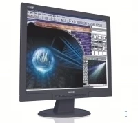 Philips 17" LCD monitor, Black