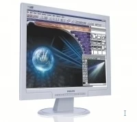 Philips 17" LCD monitor, Ivory