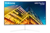 Samsung 32" Curved UHD high resolution monitor (White)