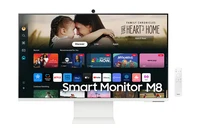 Samsung 32" M80D UHD White Smart Monitor with Speakers and Remote